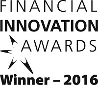 Financial innovation award winner logo