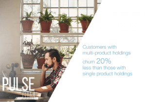 ustomers with multi product holdings churn 20% less